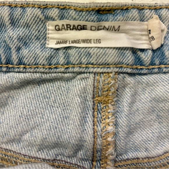 Garage Denim Jamre Large/wide leg Woman’s size 7 Perfect condition Light wash - Picture 2 of 16